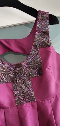 PIED A TERRE magenta embellished Sz 10