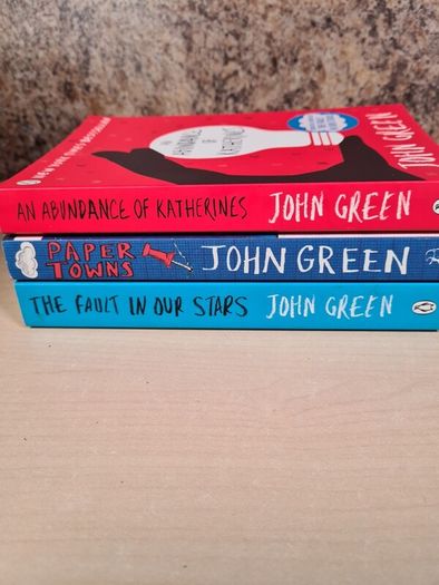 John Green books x 3 the fault in our stars An abundance of Katherines  Paper Towns