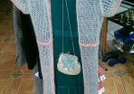 Girls dress/cardi/bag Outfit- Age 7/9