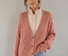 Zara Peach Cardigan