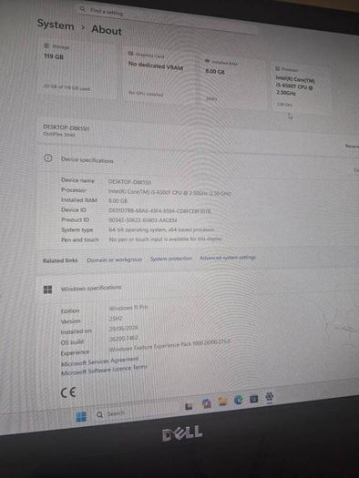 Dell Optiplex 3040, i5 6th gen,8gb, 128ssd, windows 11