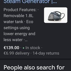 Morphy Richards steam iron