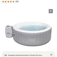 Lay Z Spa St Lucia EnergySense AirJet 3 Person Hot Tub Jacuzzi