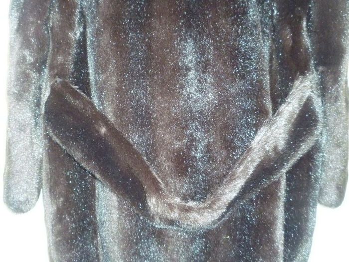 Faux Fur Jacket Coat Medium-Switzers Dublin- Excellent Condition Darkest Brown. LADIES. Beautiful quality.