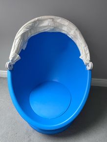 Ikea kids swivel egg chair