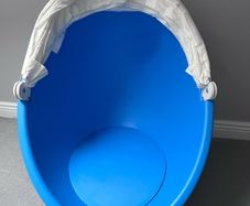 Ikea kids swivel egg chair
