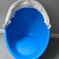 Ikea kids swivel egg chair