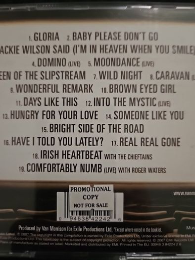 Van Morrison - At The Movies. Soundtrack Hits.