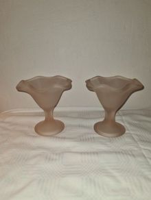 Vintage Italian made Sundae bowls