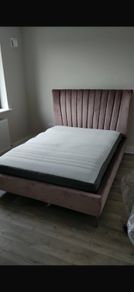 Casey's Pink double bed frame