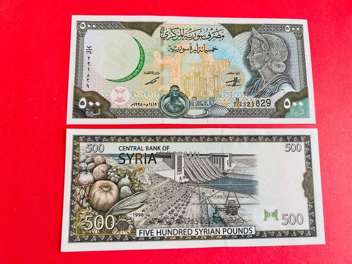 Syria  500  Pounds  1998  Pick 110  UNC
