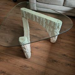 Unique stone coffee table