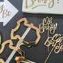 Antropologie Baby Shower Photo Booth Props Set Gold  and  White Party Decorations Image 5