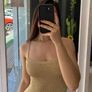 Gold knitted midi dress  6-10 Image 2