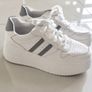 Premium Women's White Genuine Leather Sneakers  37. UK 4 Image 3