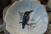 China, Trinket dish, Royal Stuart,Tara Hall china, Kingfisher dish,Collectable