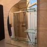 Contemporary Bathroom Mirror with 3 Glass Shelves 50 x 70cm Image 2