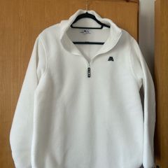 4th Arq Lennox Half Zip White Fleece