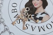 Thomas Sabo three ornate sterling silver keys dangling together charm