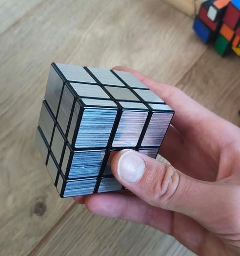 Collection of various puzzle cubes