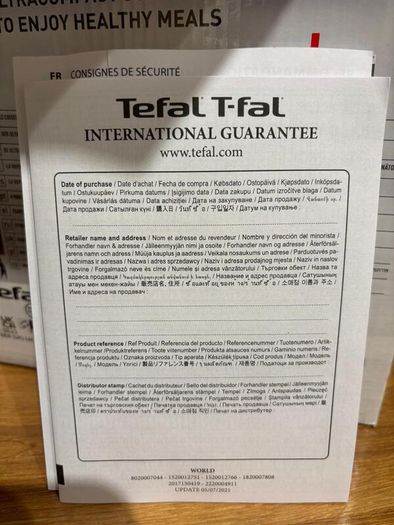 Tefal Ultracompact Steamer VC204865 Original Box and Manual  Excellent Condition