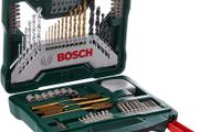 Bosch 70-Pieces X-Line Titanium Drill and Screwdriver Bit Set (for Wood, Masonry and Metal, Accessories Drills)