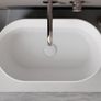 Lova Cera-Line 53 White Ceramic Countertop Washbasin Image 3