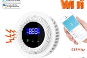 Tuya WiFi Natural Gas Leak Detector LPG Leakage Sensor Sound Alarm &amp; 433MHz Remote Control Protection Security Smart Home