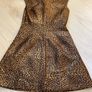 Stunning Next Ladies Gold Animal Print Dress Size 10 Image 3