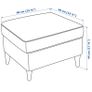 IKEA STRANDMON Armchair and Footstool Image 4