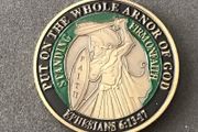 Christian Challenge Coin Armour Of God