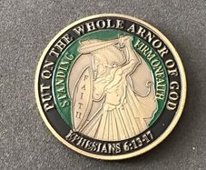 Christian Challenge Coin Armour Of God