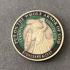 Christian Challenge Coin Armour Of God