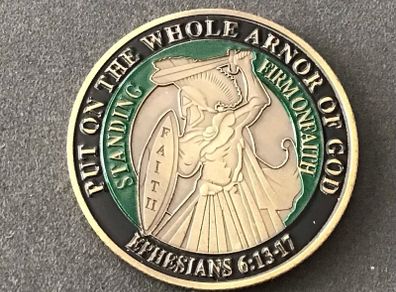 Christian Challenge Coin Armour Of God