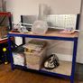 Workshop Fit-Out - Blue Racking & 3 Worktables Image 4