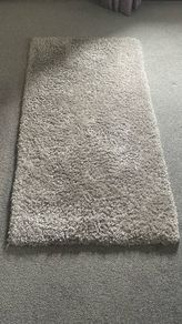 Thick Pile Grey Rug