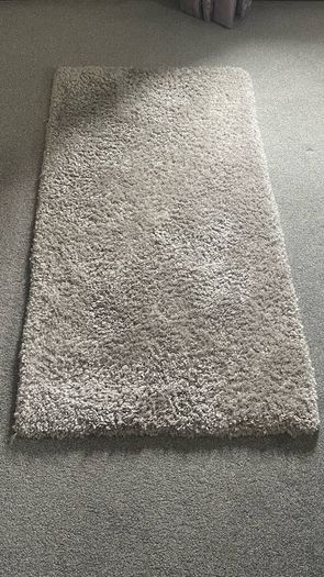 Thick Pile Grey Rug