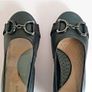 Hush Puppies Candid Pump Bit Black Leather Wedge Shoes UK3 EU36 New Boxed  CAN POST Image 5