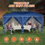 Pop Up Gazebo, Gazebo with Removable Sidewalls, Sturdy Frame, Weather-Resistant Protection, Ideal for Outdoor Events, Parties, and Markets (blue) Image 5