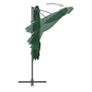 Outdoor Umbrella with Portable Base Green Image 5