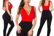 padded redblack jumpsuit  fits 6 8 small 10