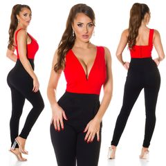 padded redblack jumpsuit  fits 6 8 small 10