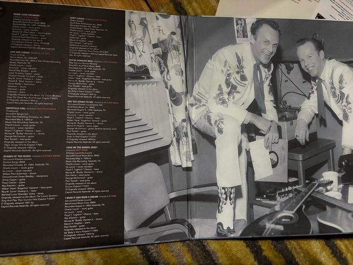 The Louvin Brothers vinyl lp