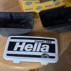 Hella Comet 550 Rally Spot Lamps Incomplete Set