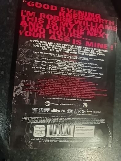 Robbie Williams DVD