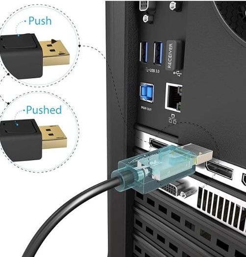 Mini DisplayPort to DisplayPort Cable 5 meters .  DisplayPort connector, Mini DisplayPort/Thunderbolt 1 & 2    other cables available not same brand Mini DisplayPort to HDM