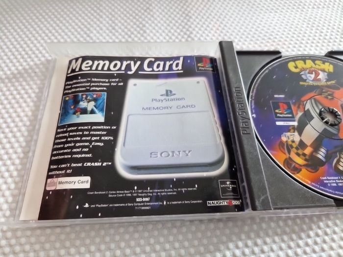 Crash Bandicoot 2 PlayStation1 Ps1 PlayStation2 Ps2 Games Original