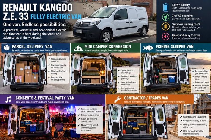 Renault Kangoo Z.E. 2020 Only 28K km