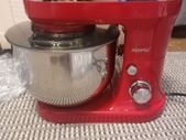 BRAND NEW 1200W 5L Electric Kitchen Food Stand Mixer Stainless Steel Bowl 6 Speed Cream Egg Whisk Whip Dough Kneading Food Mixer