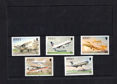 1987 Jersey The 50th Anniversary of Jersey Airport Commemorative Stamps Mint Never Hinged (MNH)